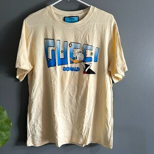 Authentic GUCCI×DISNEY Edition Donald duck print unisexT-shirt size L